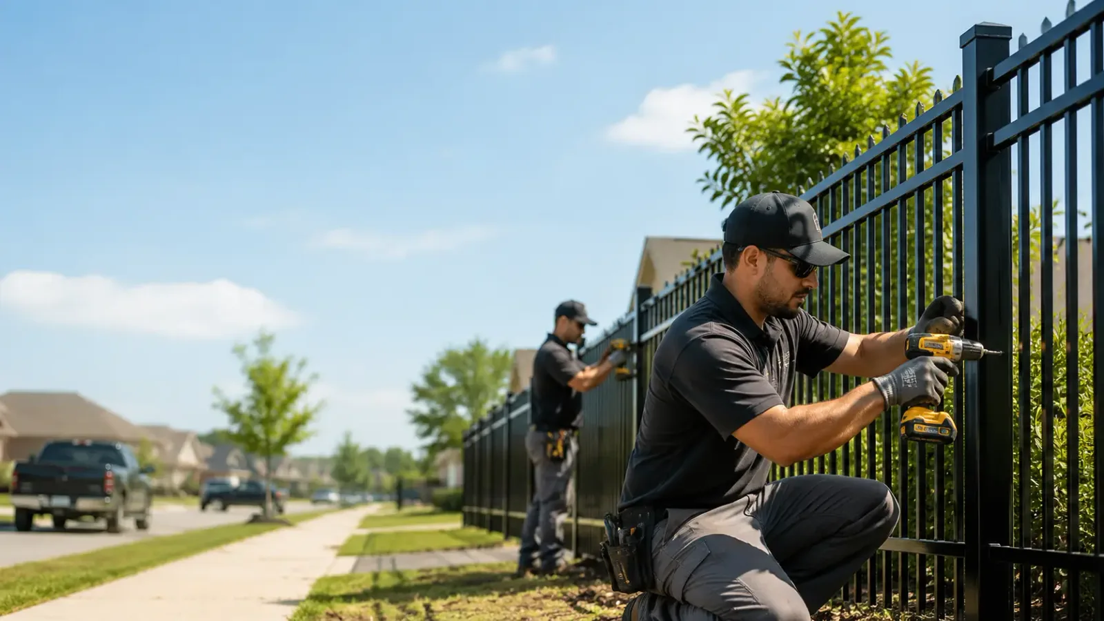 Metal Fence Installation in Washington, NC